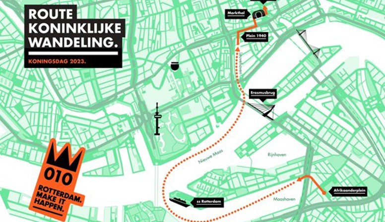 Koning Willem-Alexander begint Koningsdag op Zuid