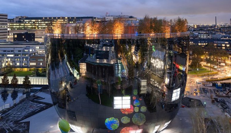 Tijdelijke rooftopbar bovenop Depot Boijmans Van Beuningen 