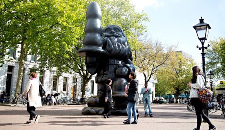 Laat je fiets beschilderen op het Eendrachtsplein