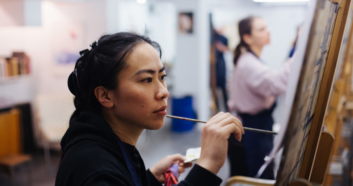 Schilderles Rotterdam opent atelier in Historisch Delfshaven