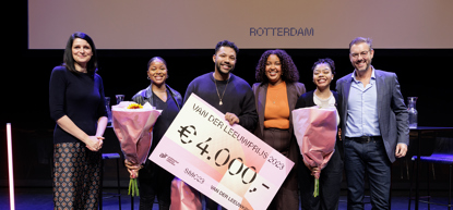 Stadmaker Mitchel Sam-Sin bekroond met Van der Leeuwprijs 2023