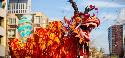 Rotterdam Chinese New Year viert het jaar van het Konijn