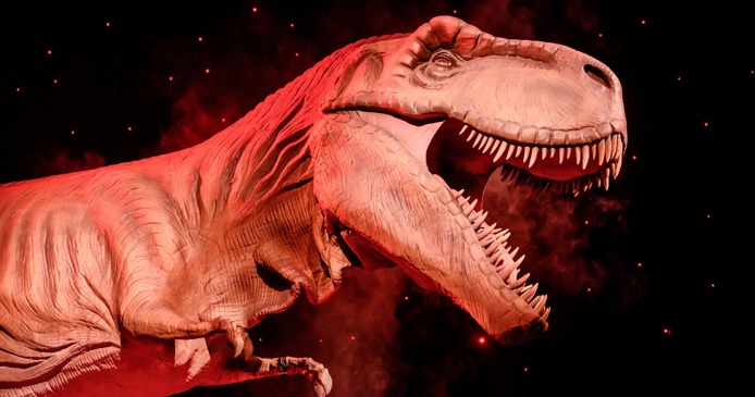 Dinosaurussen nemen Van Nelle Fabriek over