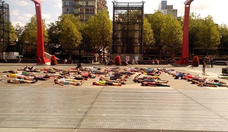 Zomer op het Schouwburgplein