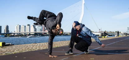 Menno van Gorp toont de geschiedenis van breakdance in Rotterdam