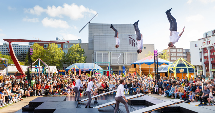 Ruim honderd circusartiesten uit 22 landen op Circusstad Festival
