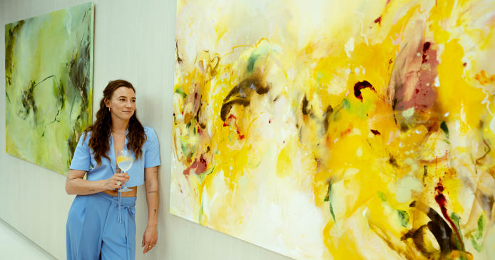 There Used to Be Flowers Here toont kunstwerken van Melissa Moria