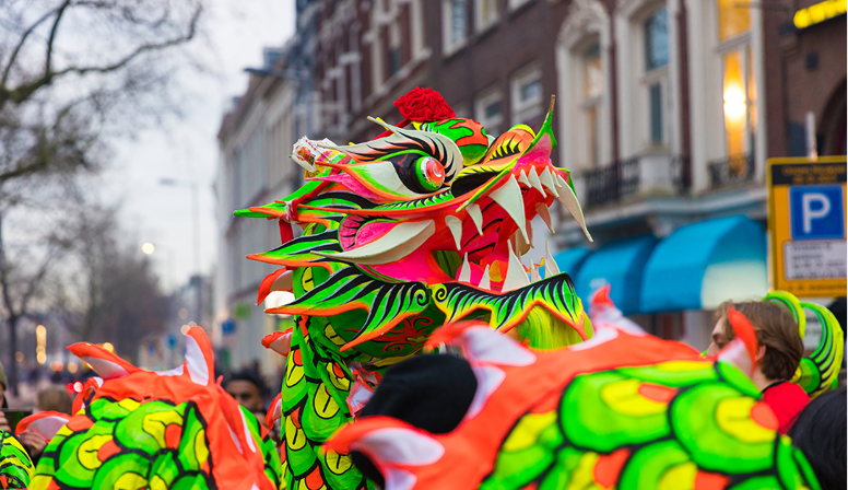 Rotterdam Chinese New Year luidt het jaar van de draak in